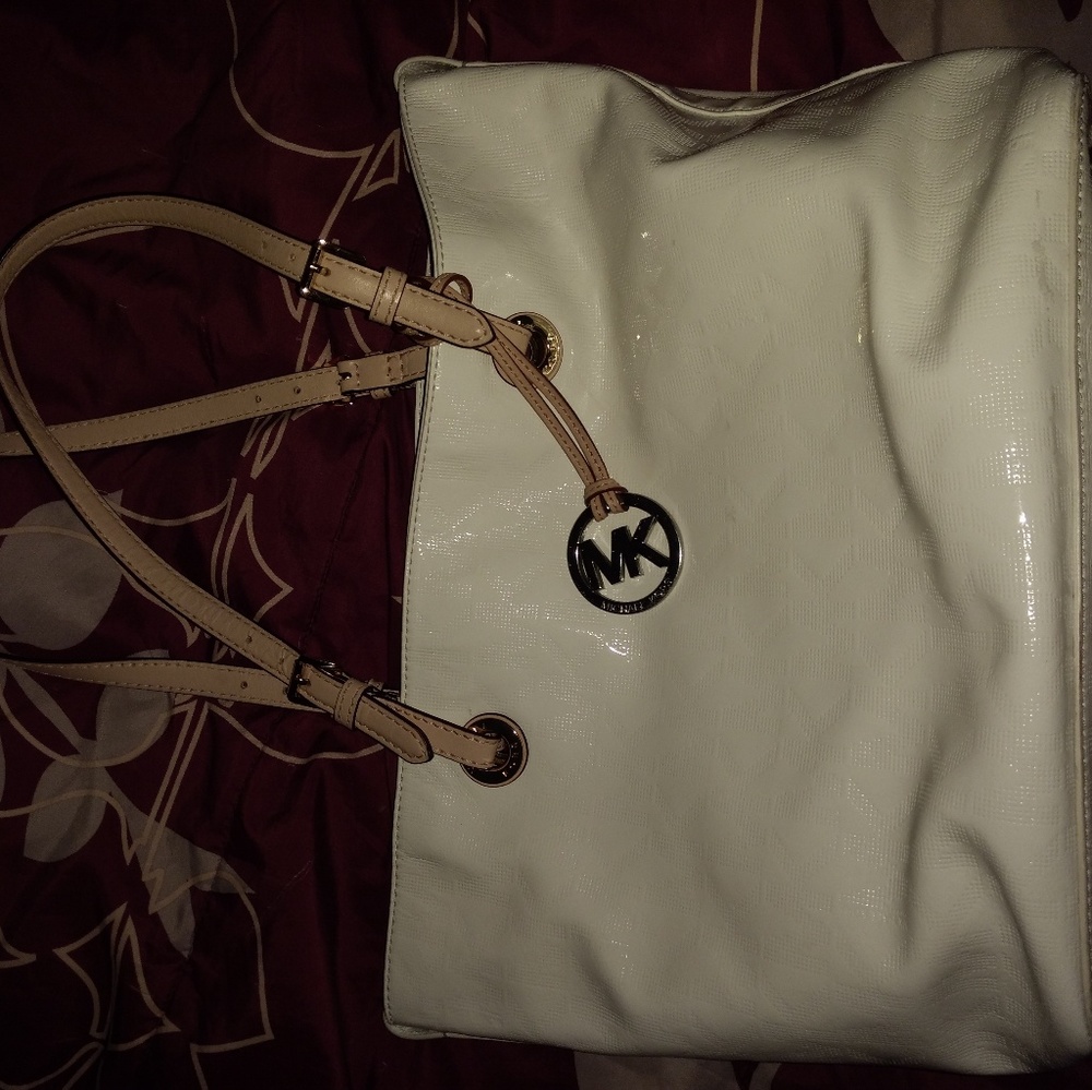 Michael Kors White tote